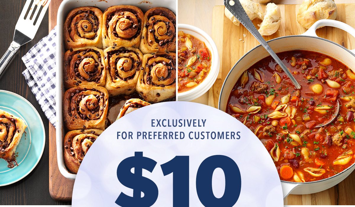 Exclusively For Preferred Customers: $10 PLUS FREE SHIPPING