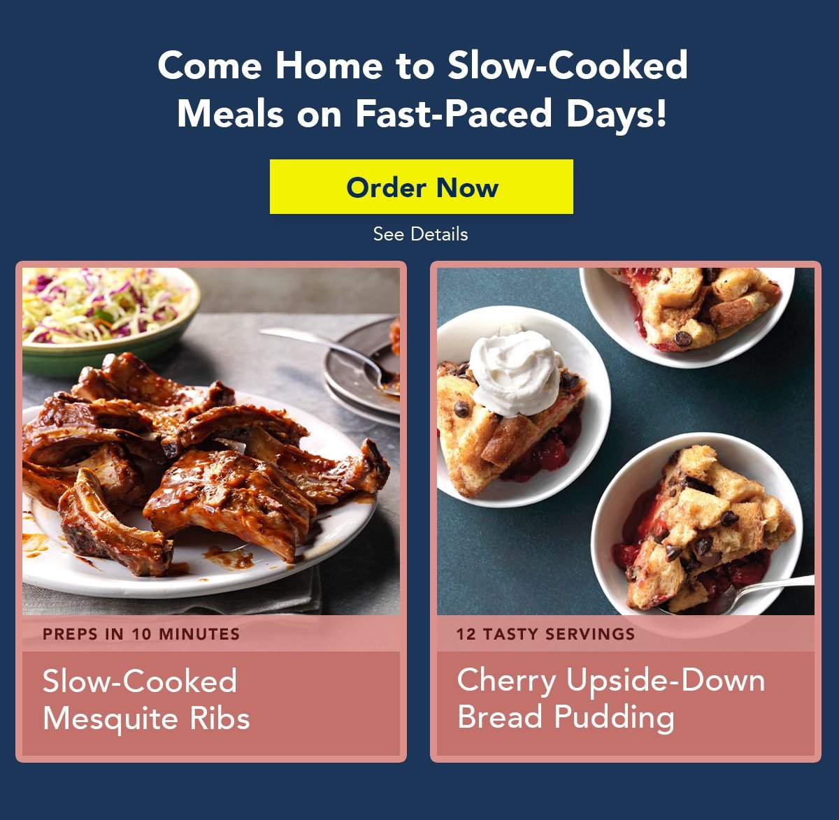 Come Home to Slow-Cooked Meals on Fast-Paced Days!