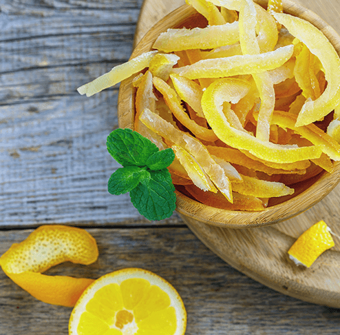 Candied Lemon Peels