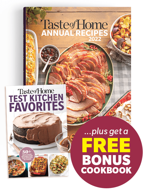 Taste of Home Annual Recipes 2022