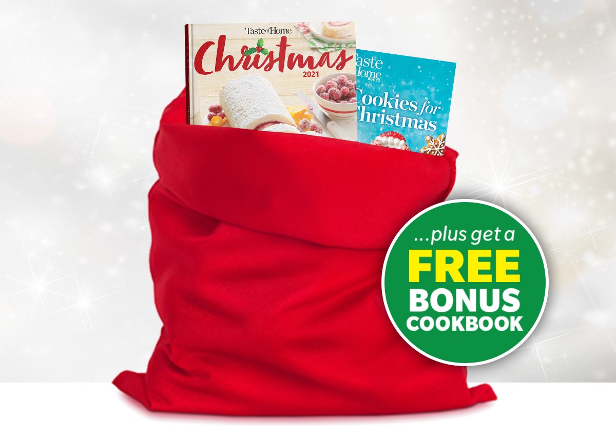 ...plus get a FREE BONUS COOKBOOK