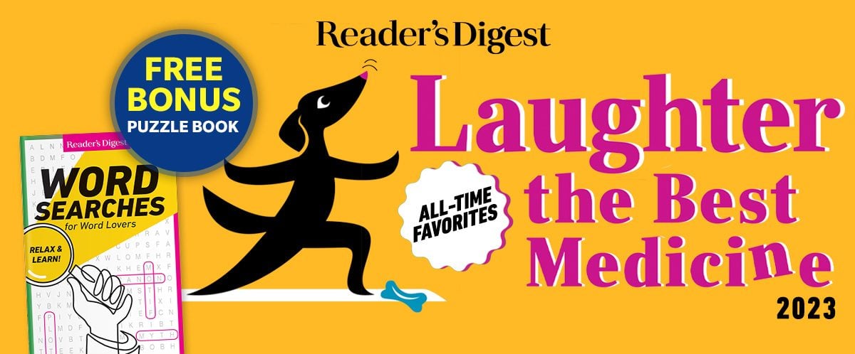 Reader's Digest, Laughter is the Best Medicine 2023 - FREE BONUS Puzzle Book