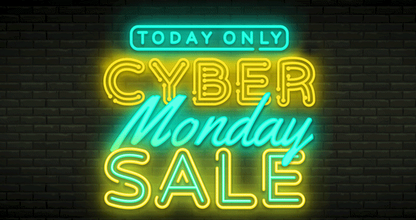 Today Only CYBER MONDAY SALE