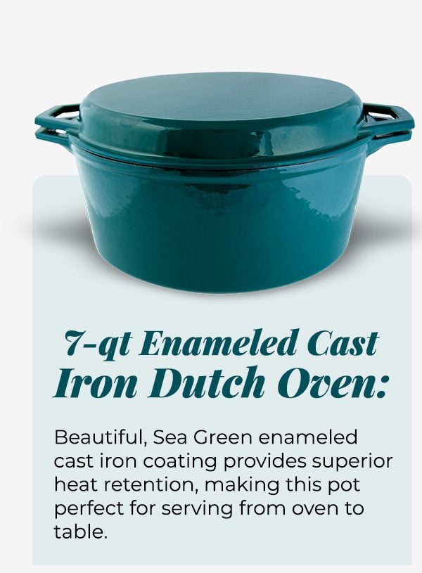 7-qt Enameled Cast Iron Dutch Oven