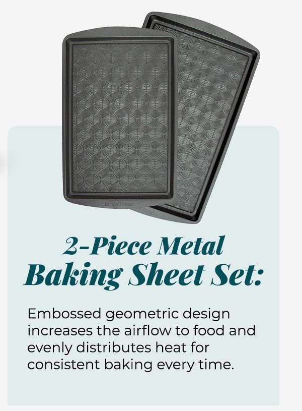 2-Piece Metal Baking Sheet Set