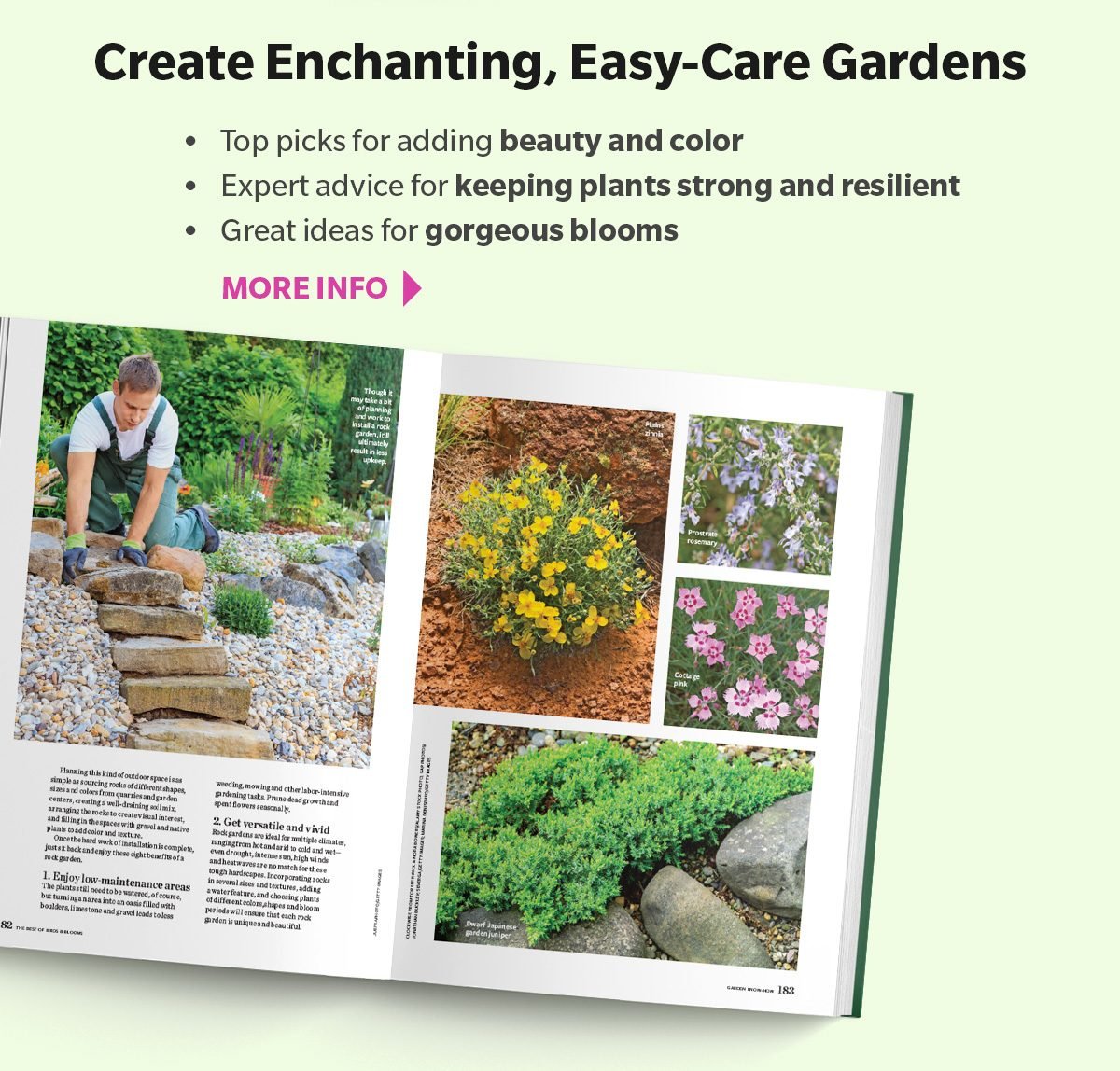 Create Enchanting, Easy-Care Gardens