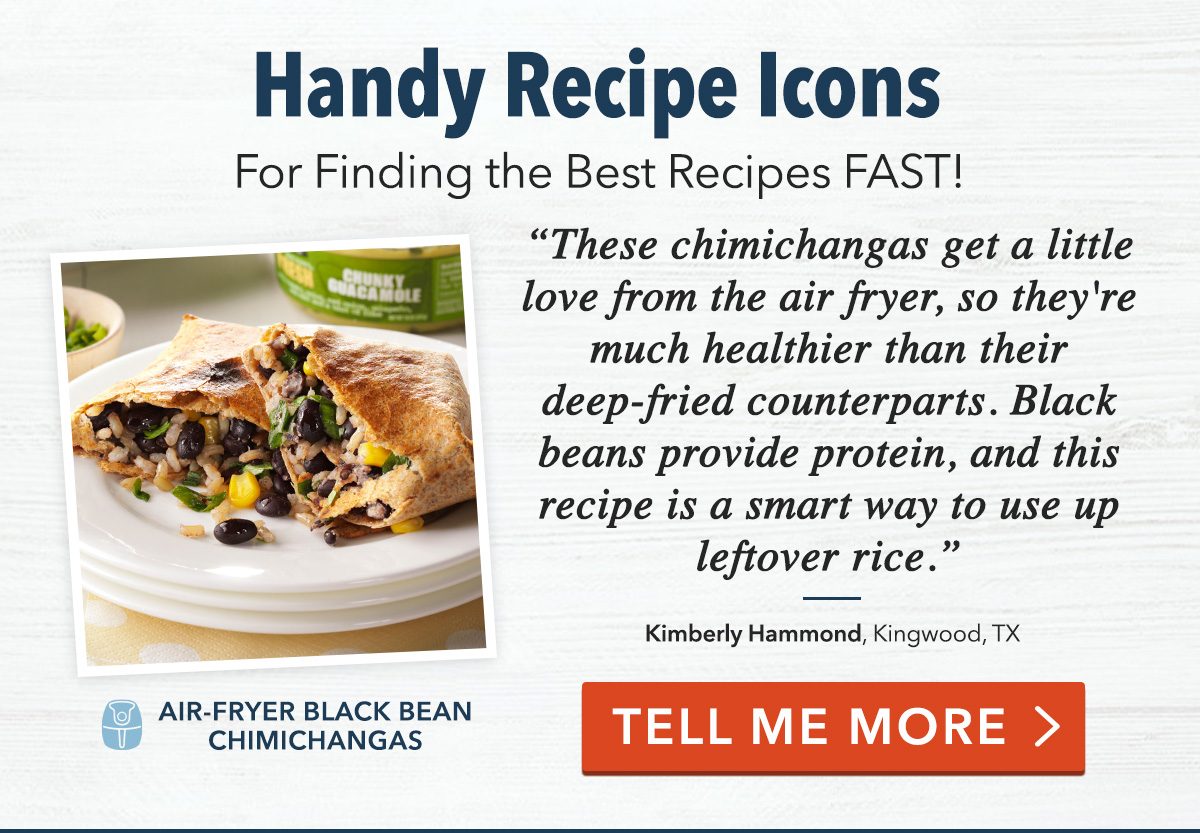 Handy Recipe Icons for Finding the Best Recipes FAST!