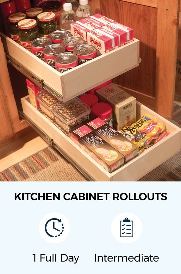 Kitchen cabinet rollouts