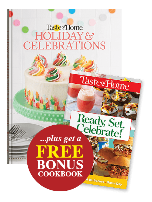 Holiday and Celebreations - plus get a FREE BONUS COOKBOOK