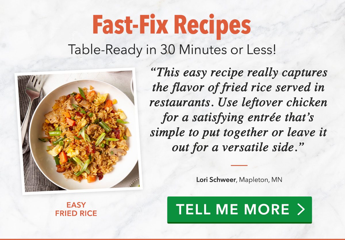 Fast-Fix Recipes