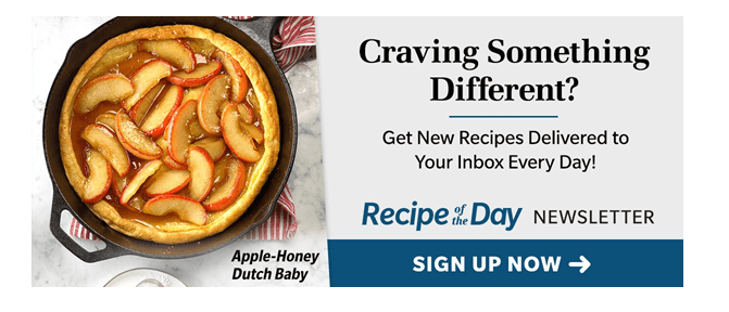 Craving Something Different? Get New Recipes Delivered to Your Inbox Every Day! RECIPE OF THE DAY Newsletter - SIGN UP NOW