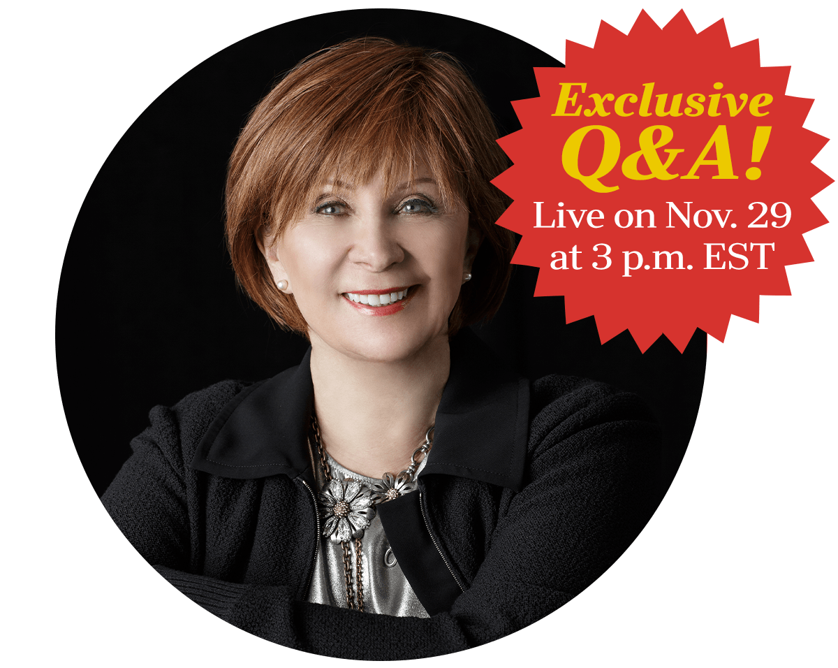 Exclusive Q&A! Live on Nov. 29 at 3 p.m EST