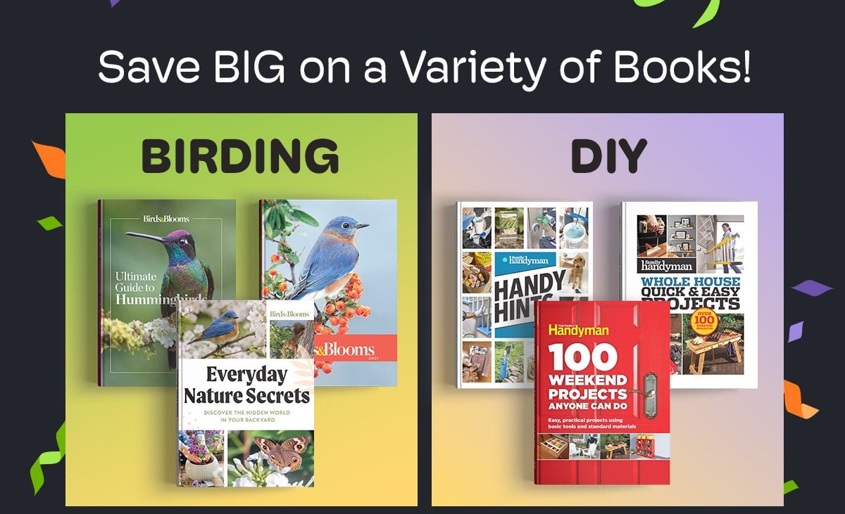 Save BIG on a Variety of Books! BIRDING - DIY