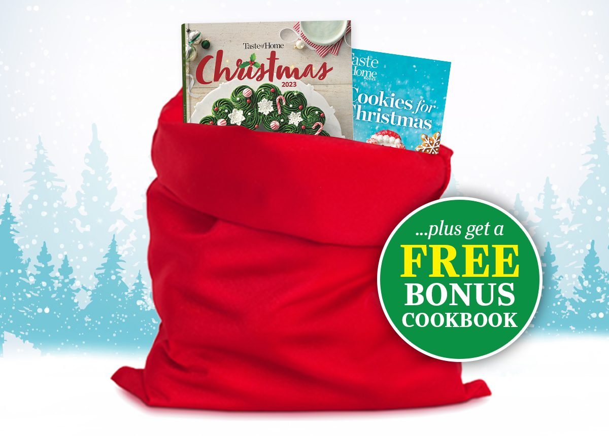 ...plus get a FREE BONUS COOKBOOK