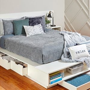 Spacious Storage Bed