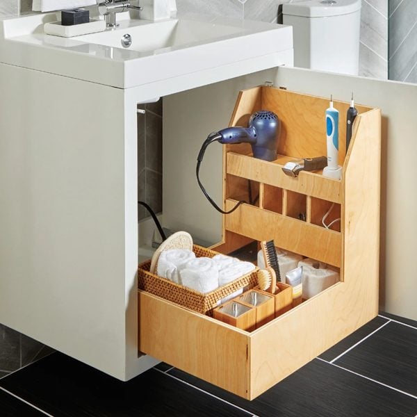 Bathroom Storage/Power