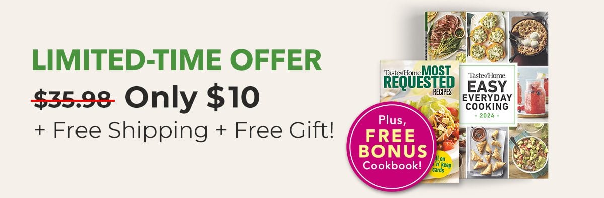 LIMITED-TIME OFFER - Only $10 + Free Shipping + Free Gift!