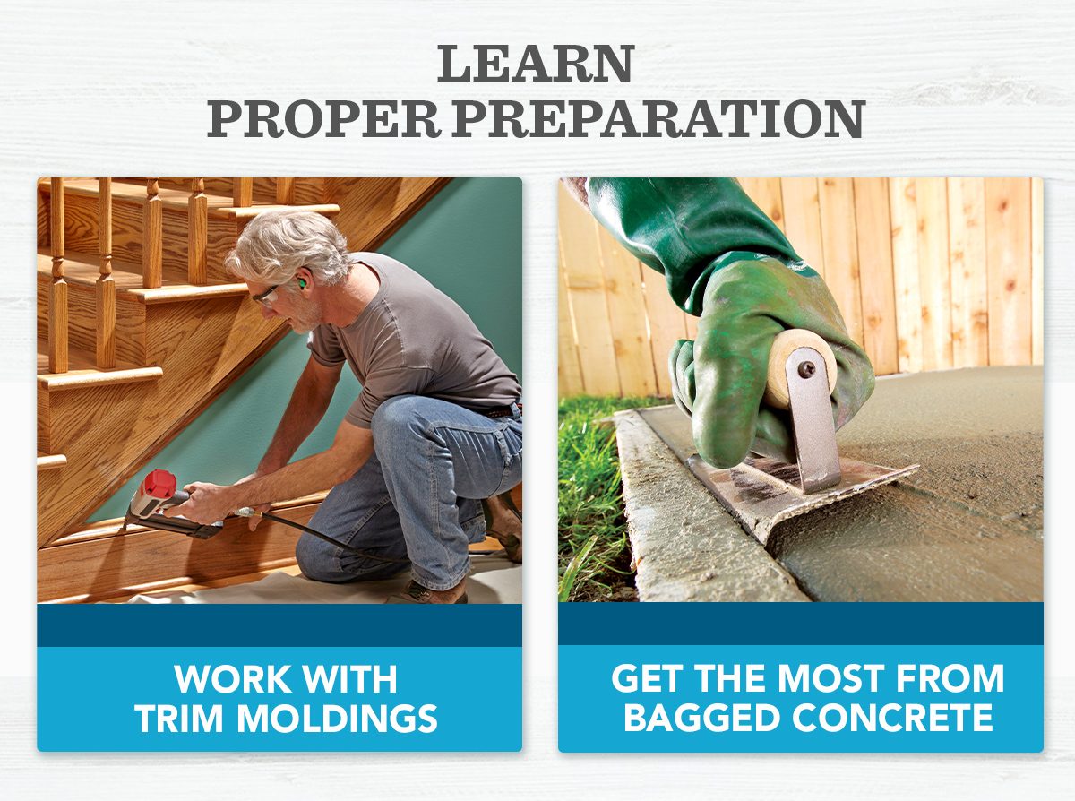 Learn Proper Preparation