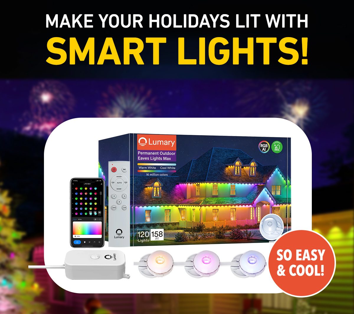 Make your Holidays Lit with Smart Lights!