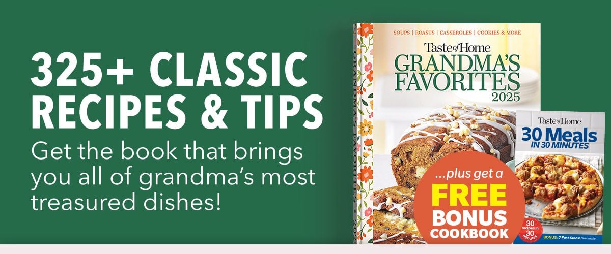 325+ CLASSIC RECIPES & TIPS plus a FREE GIFT!