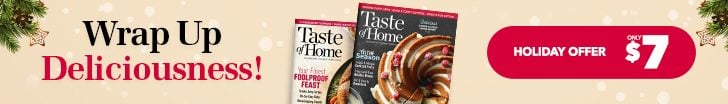 Get a free preview of Taste of Home Magazine, click here.