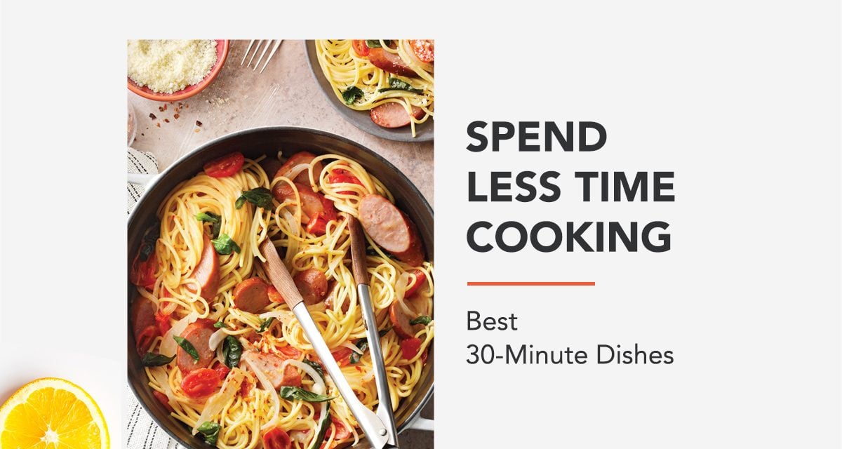 Spend Less Time Cooking