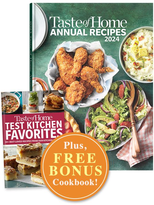 Taste of Home Annual Recipes 2024 + FREE BONUS Cookbook