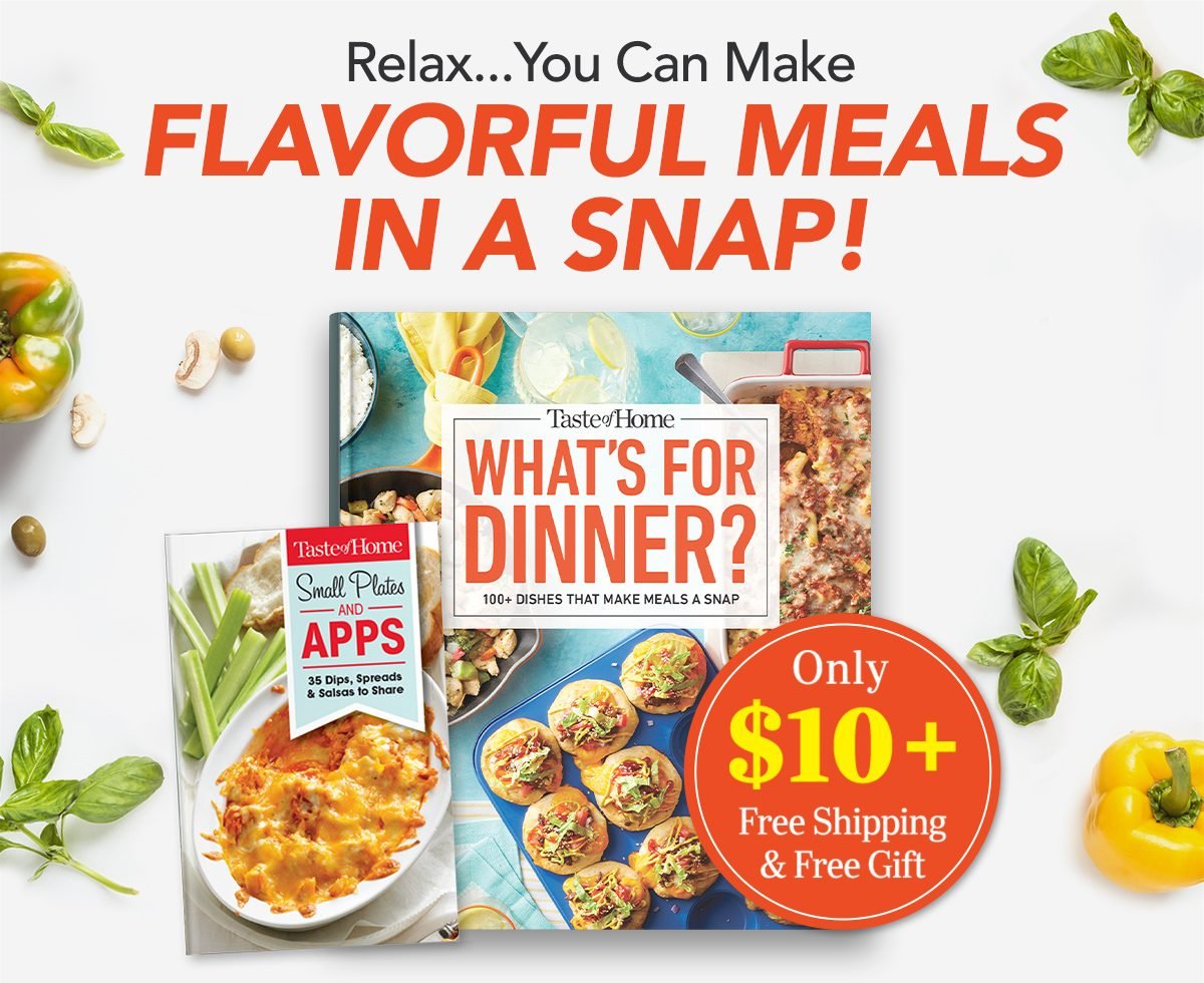 Relax...You Can Make Flavorful MEALS IN A SNAP! Only $10 + FREE Shipping + FREE Gift