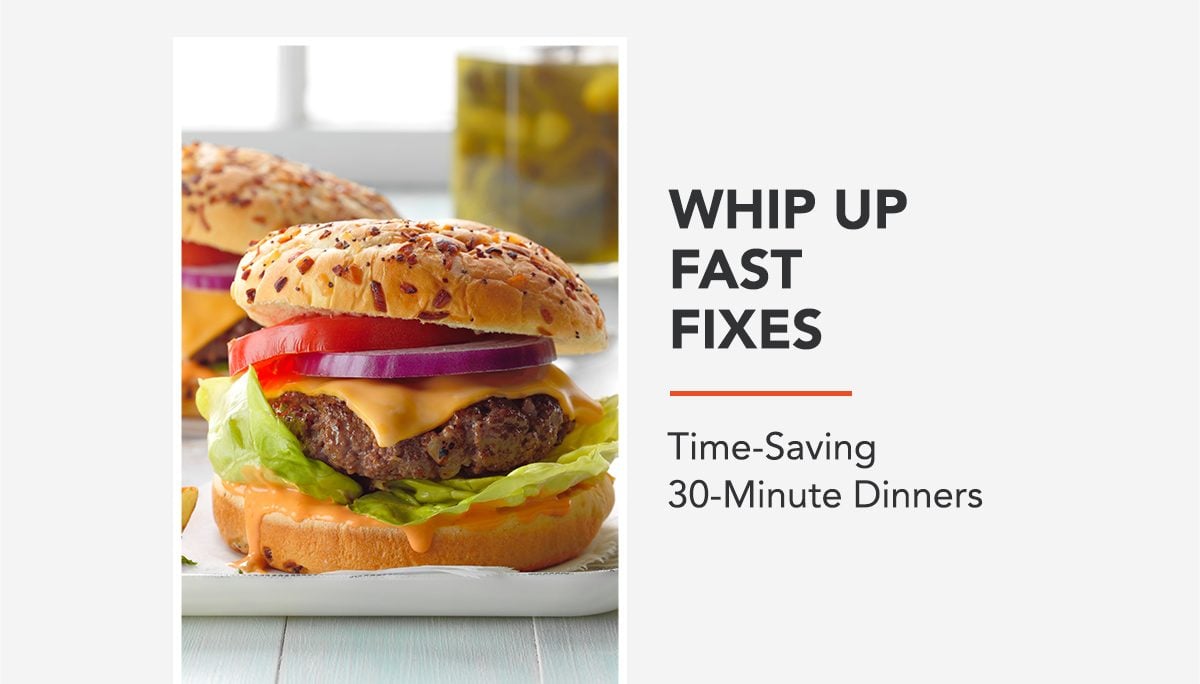 WHIP UP FAST FIXES - Time-Saving 30-Minute Dinners