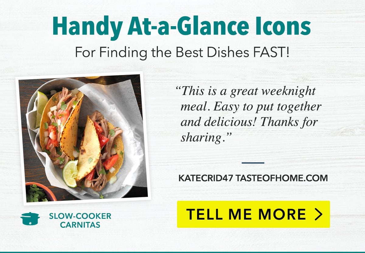 Handy Recipe Icons for Finding the Best Recipes FAST!