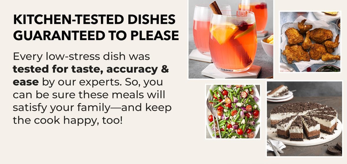 Kitchen-Tested Dishes Guaranteed to Please