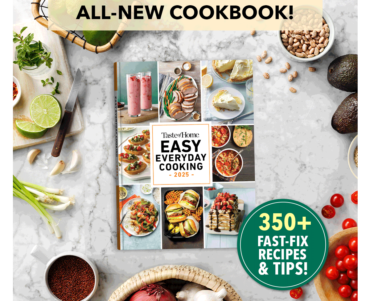 ALL-NEW COOKBOOK!