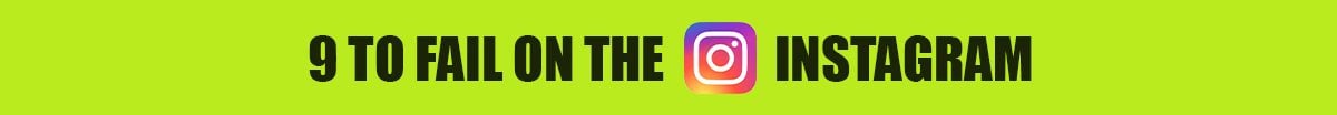 Feeds of Fail on Instagram