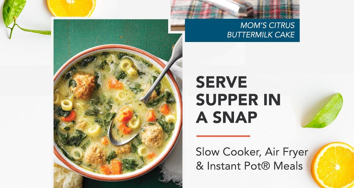 Serve Supper in a Snap