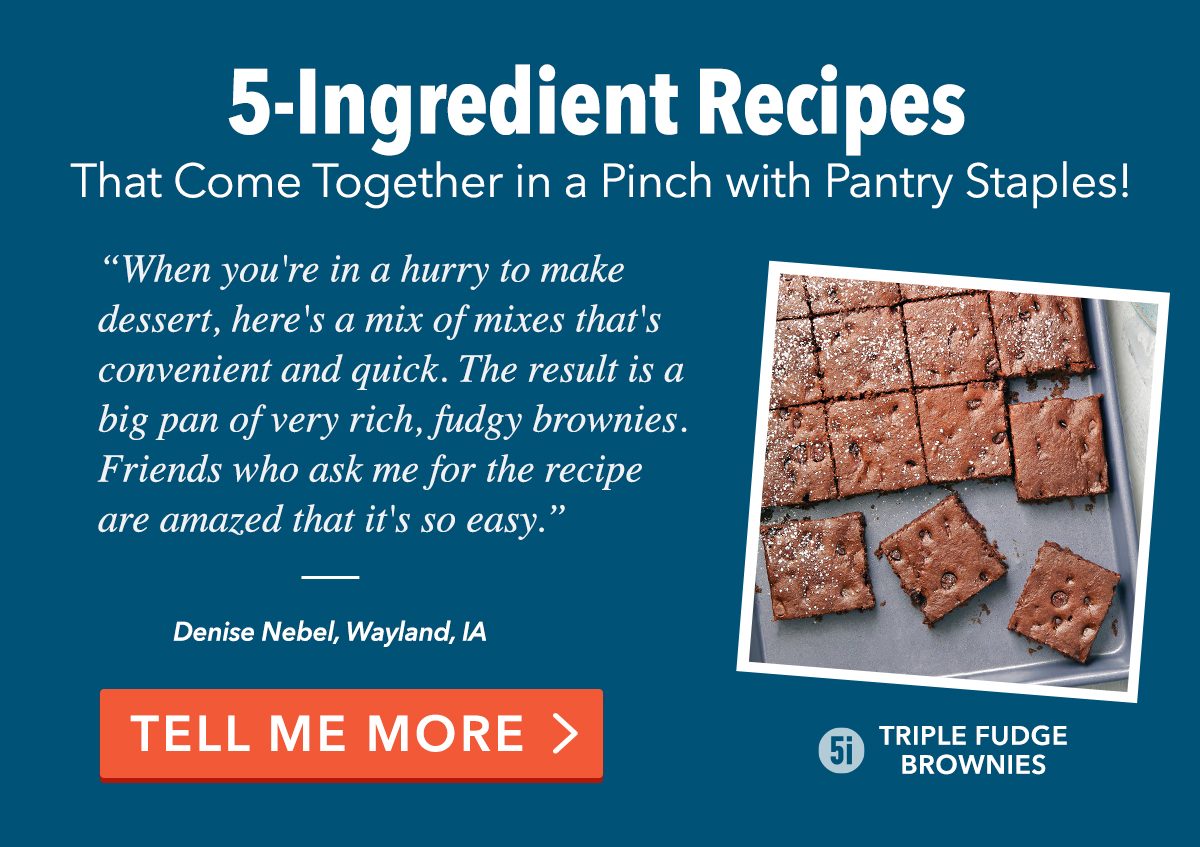 5-Ingredient Recipes That Come Together in a Pinch with Pantry Staples!