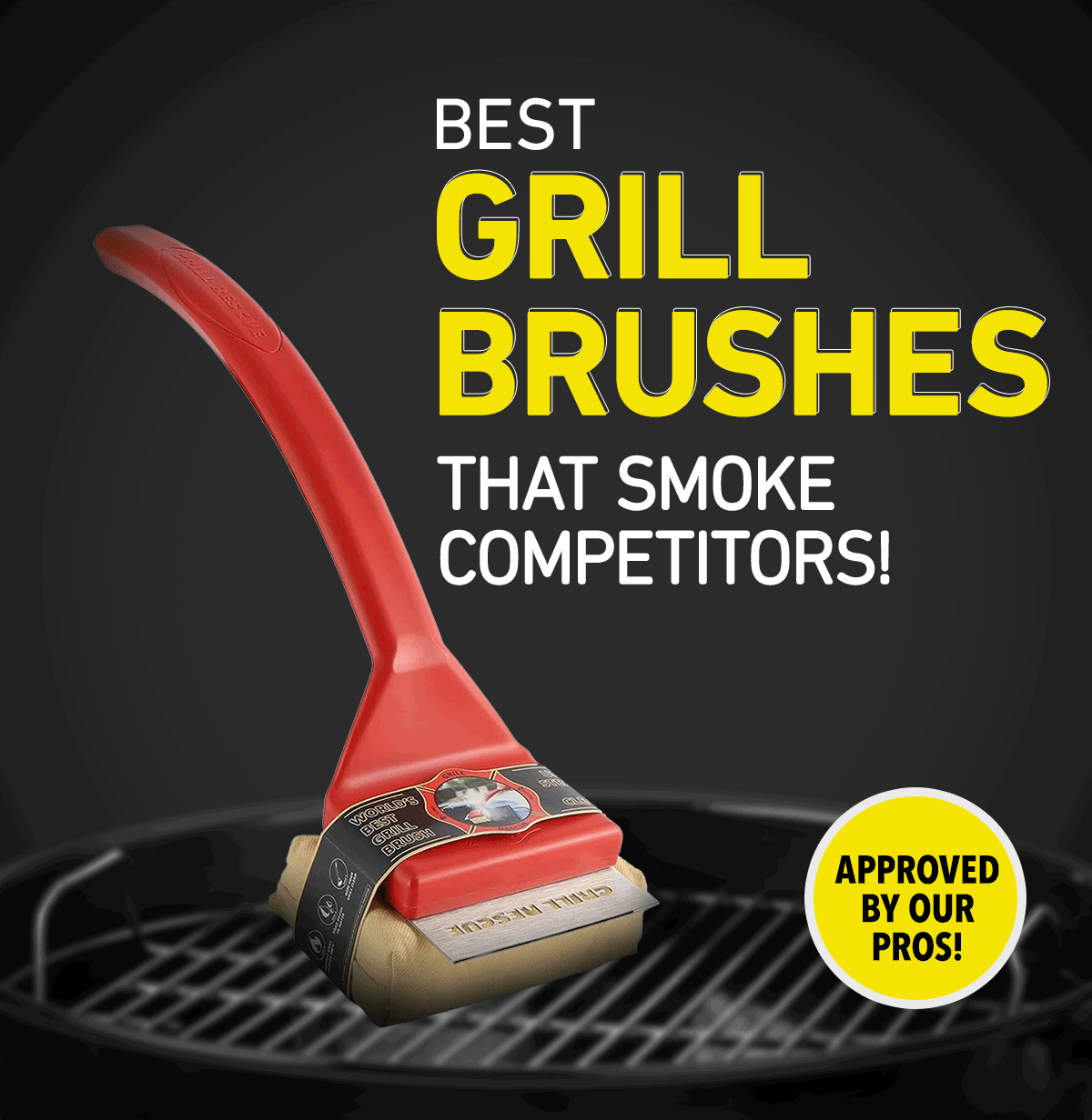Best Grill Brushes  That Smoke Competitors! | APPROVED BY OUR PROS!