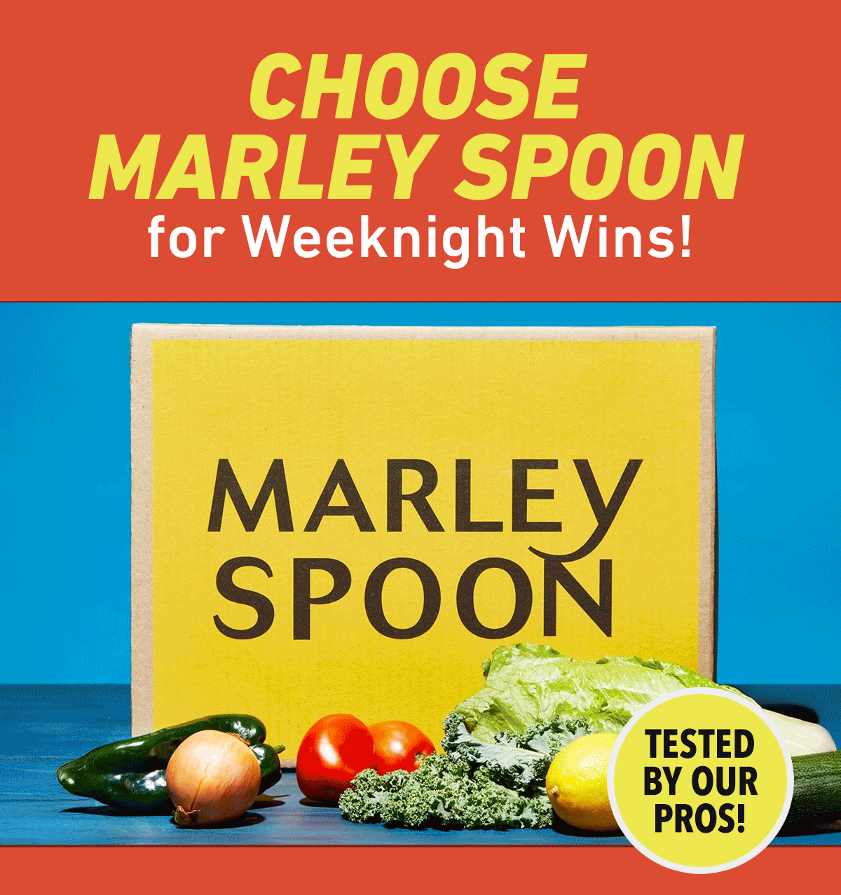 Choose Marley Spoon for Flavor, Ease & Weeknight Wins!