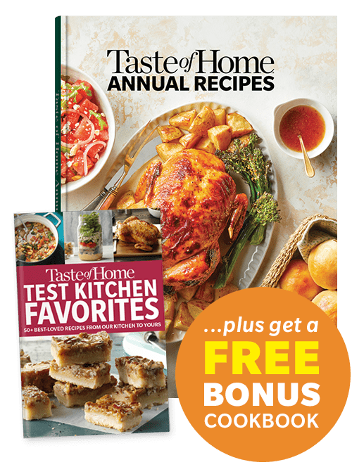 Taste of Home Annual Recipes 2025 + FREE BONUS Cookbook