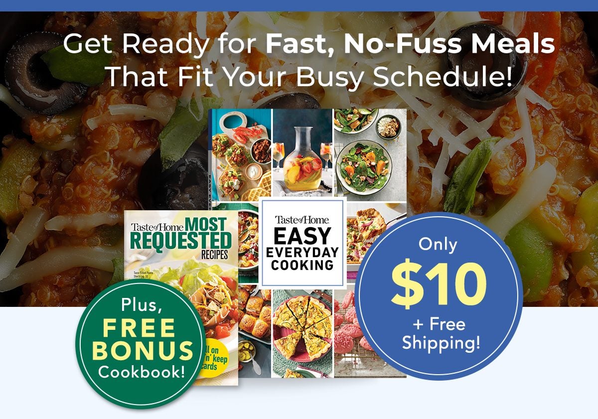 Get Ready for Fast, No-Fuss Meals That Fit Your Busy Schedule!