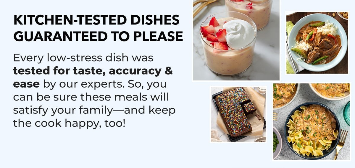 Kitchen-Tested Dishes Guaranteed to Please
