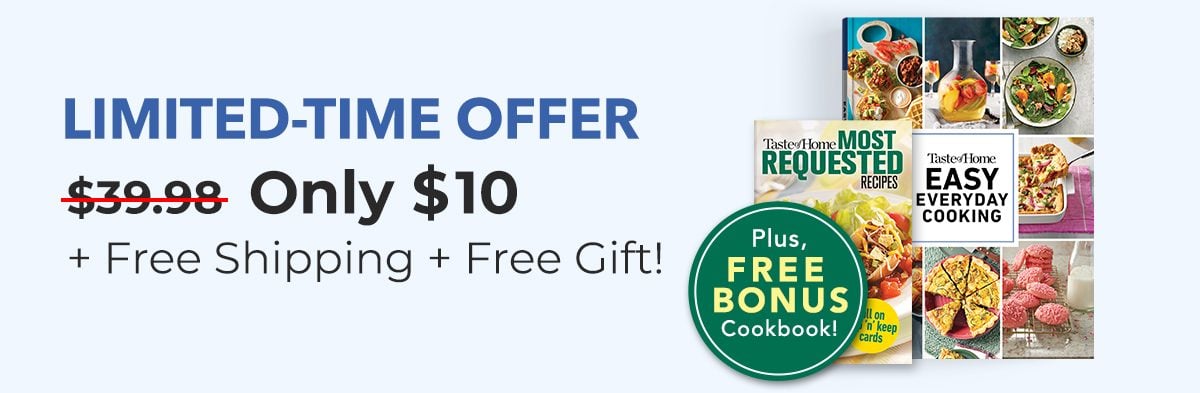 LIMITED-TIME OFFER - Only $10 + Free Shipping + Free Gift!
