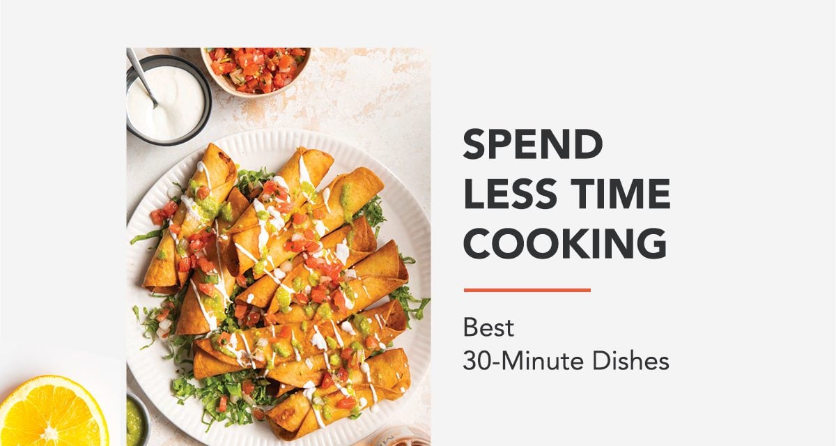 Spend Less Time Cooking