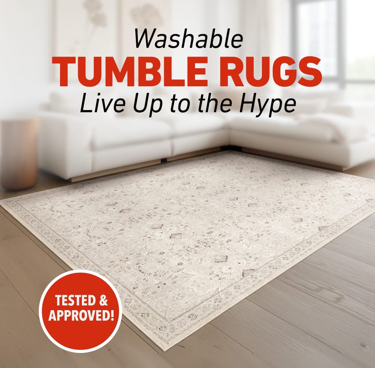Washable Tumble Rugs  Live Up to the Hype