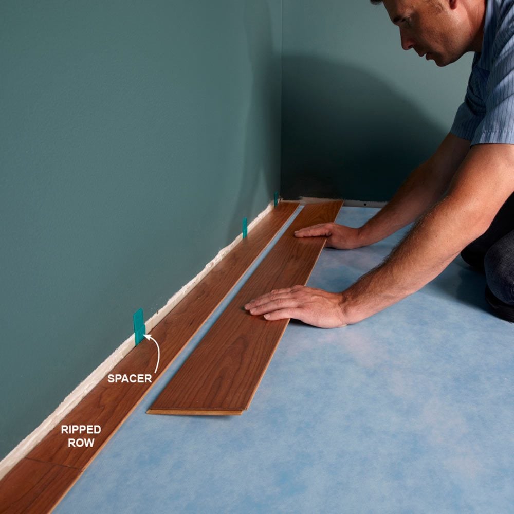 The First Row of Flooring | Construction Pro Tips