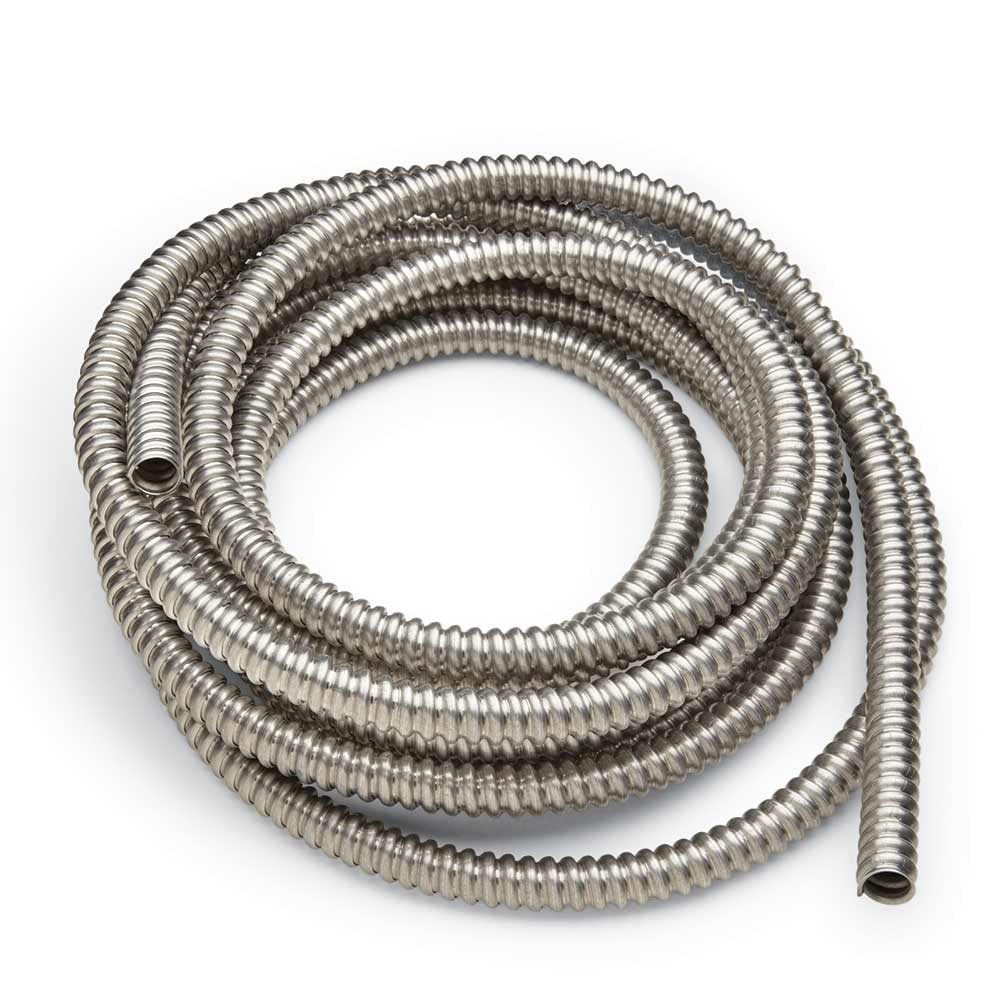 coil of metal conduit