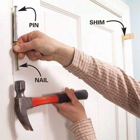 how to fix a door that won t stay open