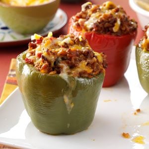 Mexican Beef-Stuffed Peppers Recipe